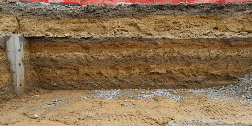Subsuelo arcillas Madrid capilaridad cimentación capas geológicas humedad ascendente